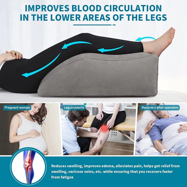 Inflatable foot pillow