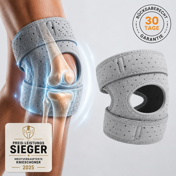 Kompressions-Kniebandage mit stabilisierendem Gelring